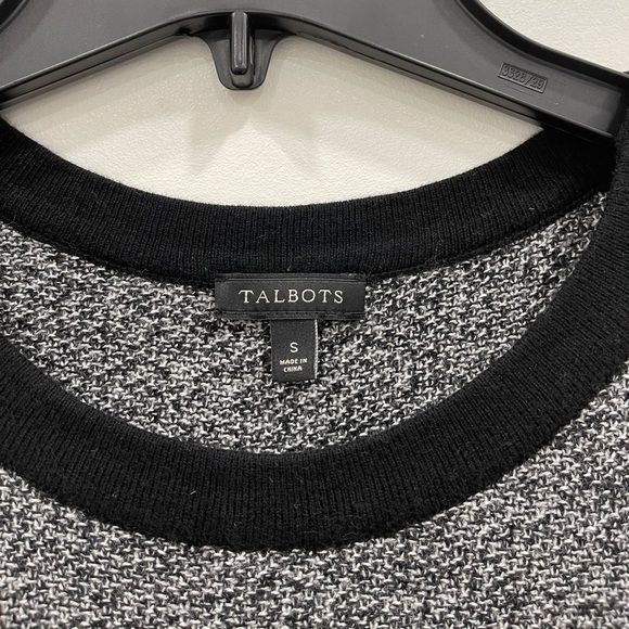 Talbots Colorblock A-Line Knit Dress Long Sleeve S - Picture 7 of 9